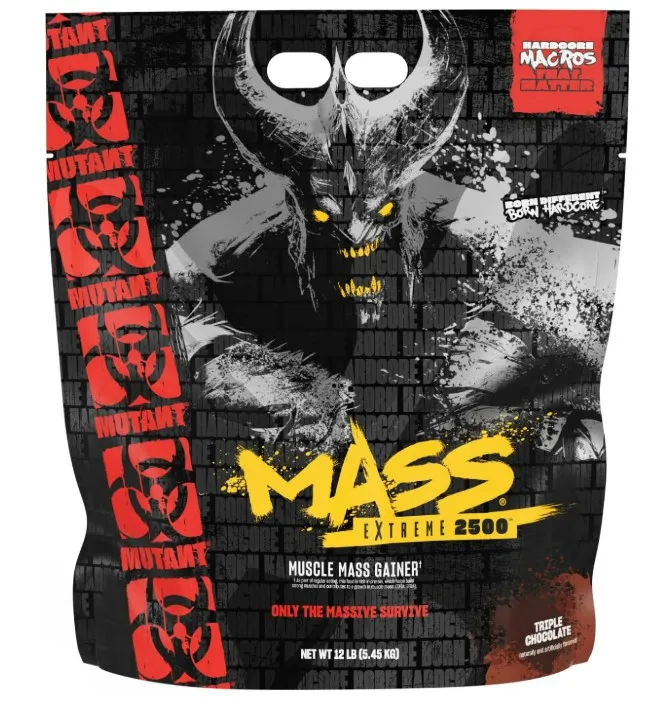 Mutant - Mass Extreme 2500, Gainer, Triple Chocolate, Proszek, 5450g