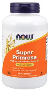 NOW Foods - Super Primrose, Olej z Wiesiołka, 1300mg, 120 kapsułek miękkich