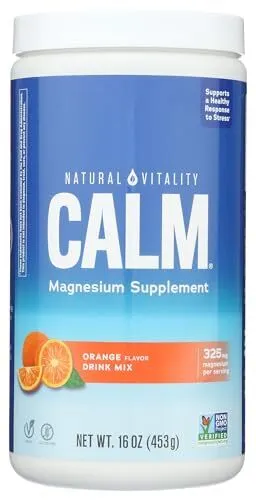 Natural Vitality - Natural Calm, Orange, Proszek, 453g