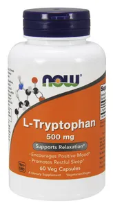 NOW Foods - L-Tryptofan, 500mg, 60 vkaps
