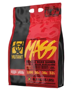 Mutant - Mass, Gainer, Strawberry Banana, Proszek, 6800g