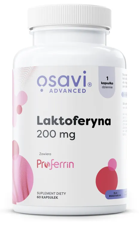 Osavi - Laktoferyna, 200mg, 60 kapsułek