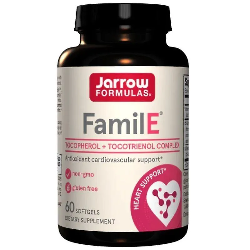 Jarrow Formulas - Famil-E, Witamina E, 60 kapsułek miękkich