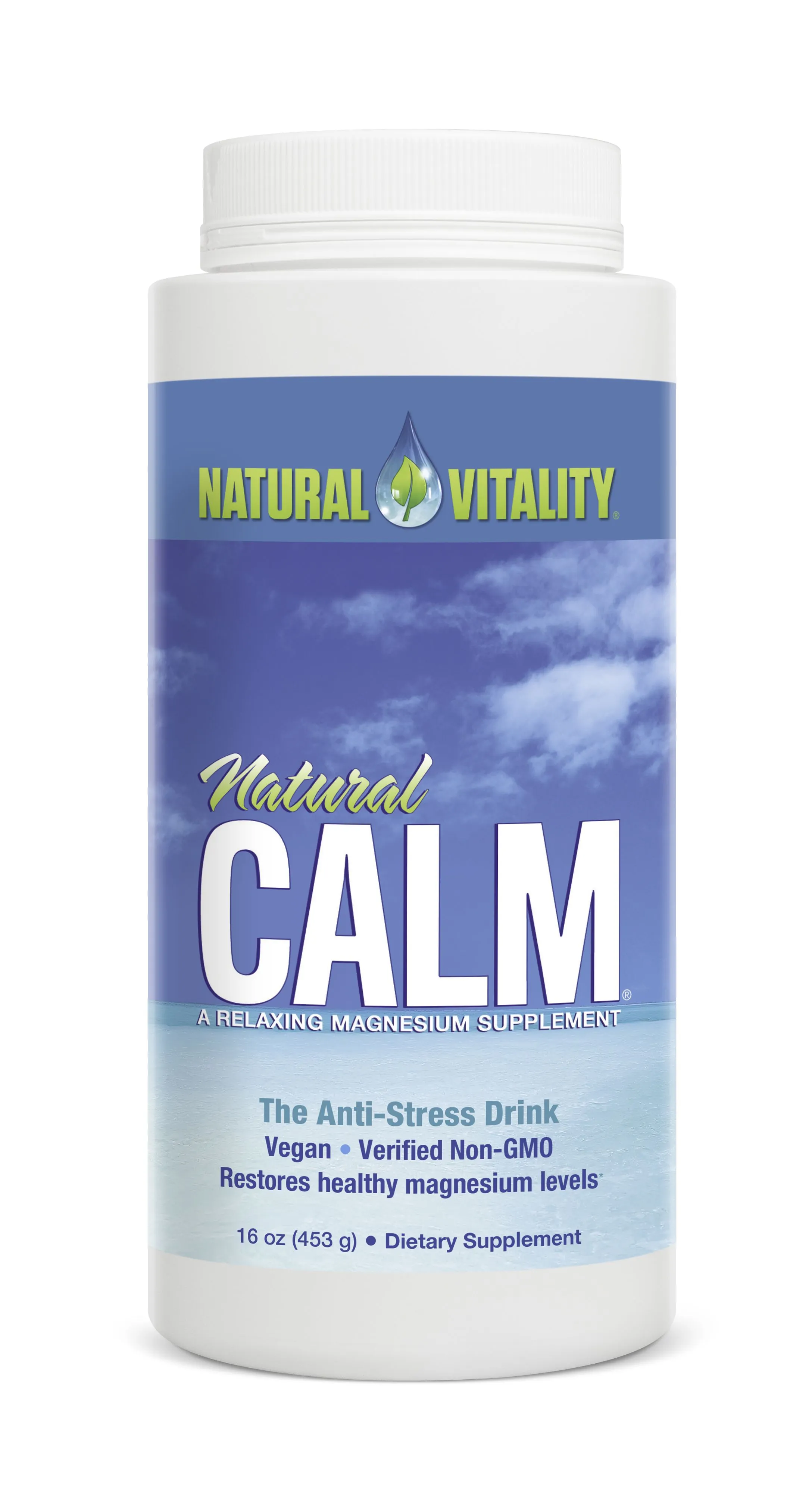 Natural Vitality - Natural Calm, Bezsmakowy, Proszek, 453g