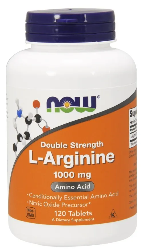 NOW Foods - L-Arginina, 1000mg, 120 tabletek