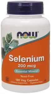 NOW Foods - Selen, 200mcg, 180 vkaps