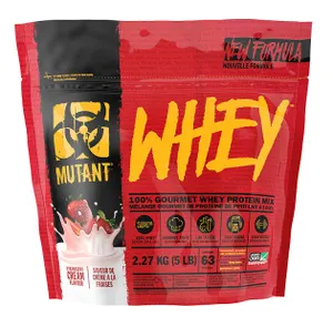 Mutant - Whey, Odżywka Białkowa, Strawberry Cream, Proszek, 2270g