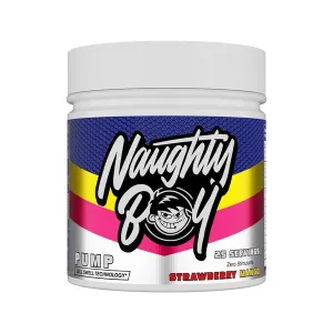 Naughty Boy - Pump, Strawberry Mango, Proszek 400g