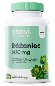 Osavi - Różeniec, Rhodiola Rosea, 500mg, 60 vkaps