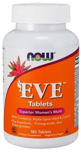 NOW Foods - EVE Multiwitaminy dla Kobiet, 180 tabletek
