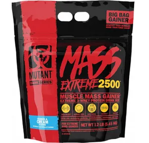 Mutant - Mass Extreme 2500, Gainer, Cookies & Cream, Proszek, 5450g