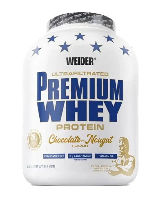 Weider - Premium Whey, Nugat Czekoladowy, Proszek, 2300g