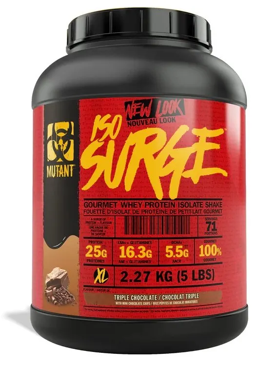 Mutant - Iso Surge, Izolat, Triple Chocolate, Proszek, 2270g