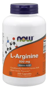 NOW Foods - L-Arginina, 500mg, 250 kapsułek
