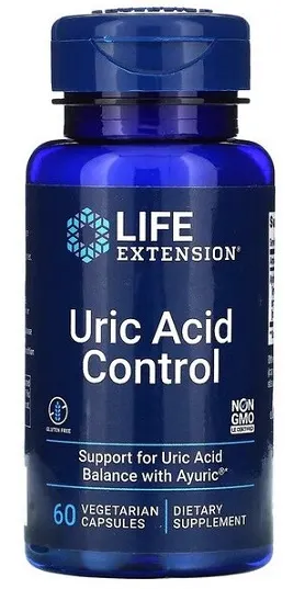 Life Extension - Uric Acid Control, 60 vkaps