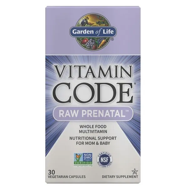 Garden of Life - Vitamin Code RAW, Multiwitaminy dla Kobiet w Ciąży, 30 vkaps