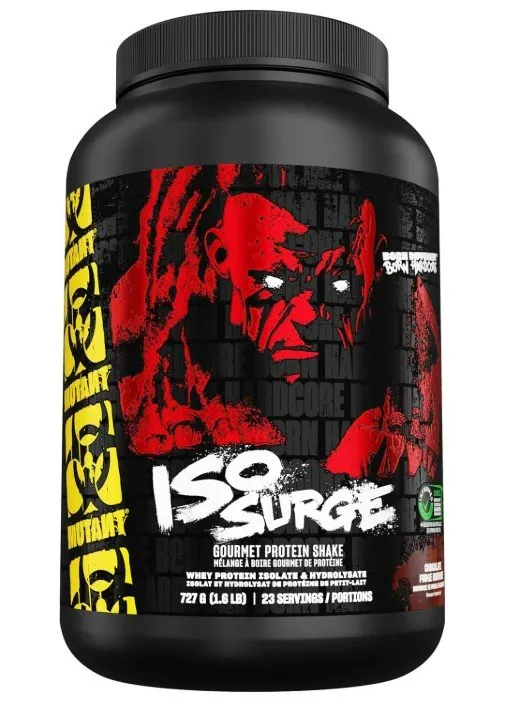 Mutant - Iso Surge, Izolat, Chocolate Fudge Brownie, Proszek, 727g
