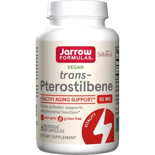 Jarrow Formulas - Trans-Pterostilbeny, 50mg, 60 vkaps