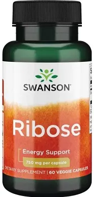 Swanson - Ryboza, 750mg, 100% Czysta, 60 vkaps