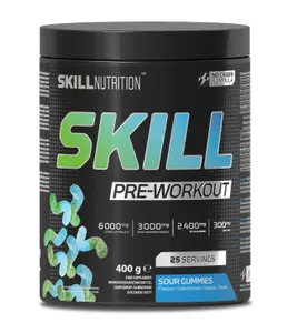 Skill Nutrition - Przedtreningówka, Pre-Workout, Sour Gummies, 400g