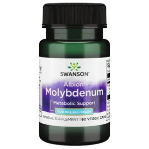 Swanson - Chelat Molibdenu, 400mcg, 60 vkaps