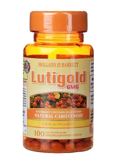 Holland & Barrett - Luteina, 6mg, 100 kapsułek