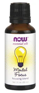 NOW Foods - Olejek Eteryczny, Mental Focus Oil, Płyn, 30 ml