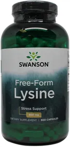 L-Lysine, 500mg Free-Form - 300 caps