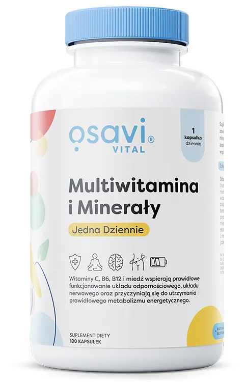 Osavi - Multiwitamina i Minerały Jedna Dziennie, 180 kapsułek