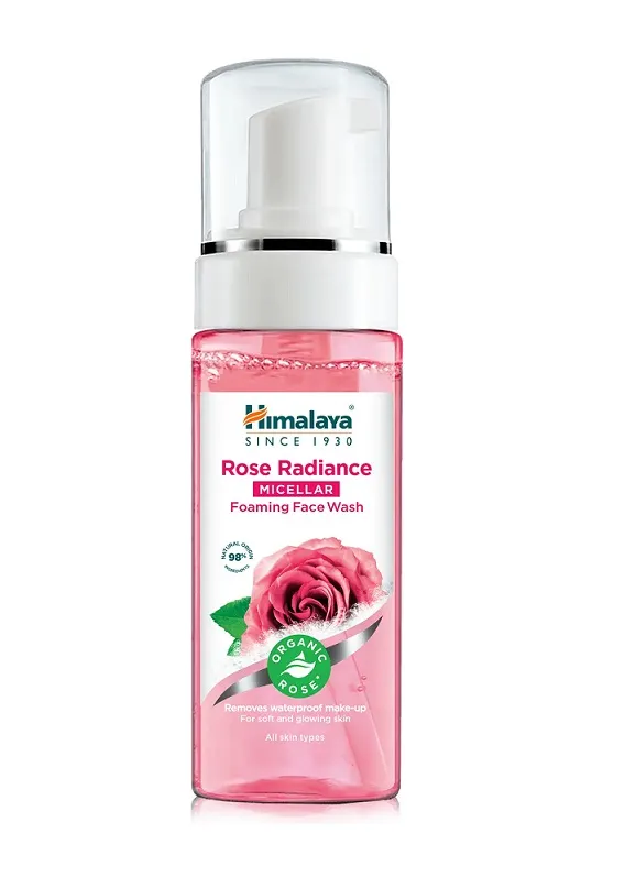 Himalaya - Micelarna Pianka Do Twarzy Różany Blask, 150 ml
