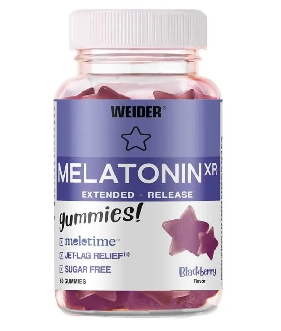 Melatonin XR, Blackberry - 60 gummies