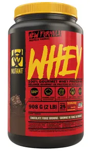Mutant - Whey, Odżywka Białkowa, Chocolate Fudge Brownie, Proszek, 908g