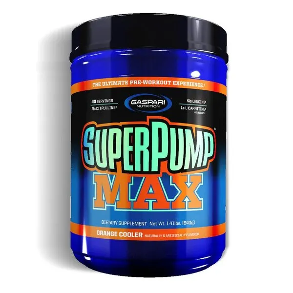Gaspari Nutrition - SuperPump MAX, Orange Cooler, Proszek, 640g