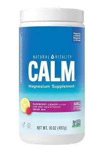 Natural Vitality - Natural Calm, Raspberry Lemon, Proszek, 453g