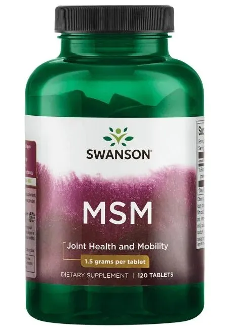 Swanson - MSM, 1.5g, 120 tabletek