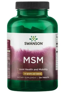 Swanson - MSM, 1.5g, 120 tabletek