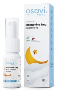 Osavi - Melatonina z Passiflorą Spray Doustny, 1mg (Wiśnia), 25 ml