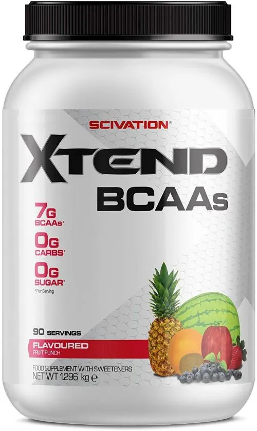 Xtend - Aminokwasy, BCAA, Fruit Punch, Proszek 1296g