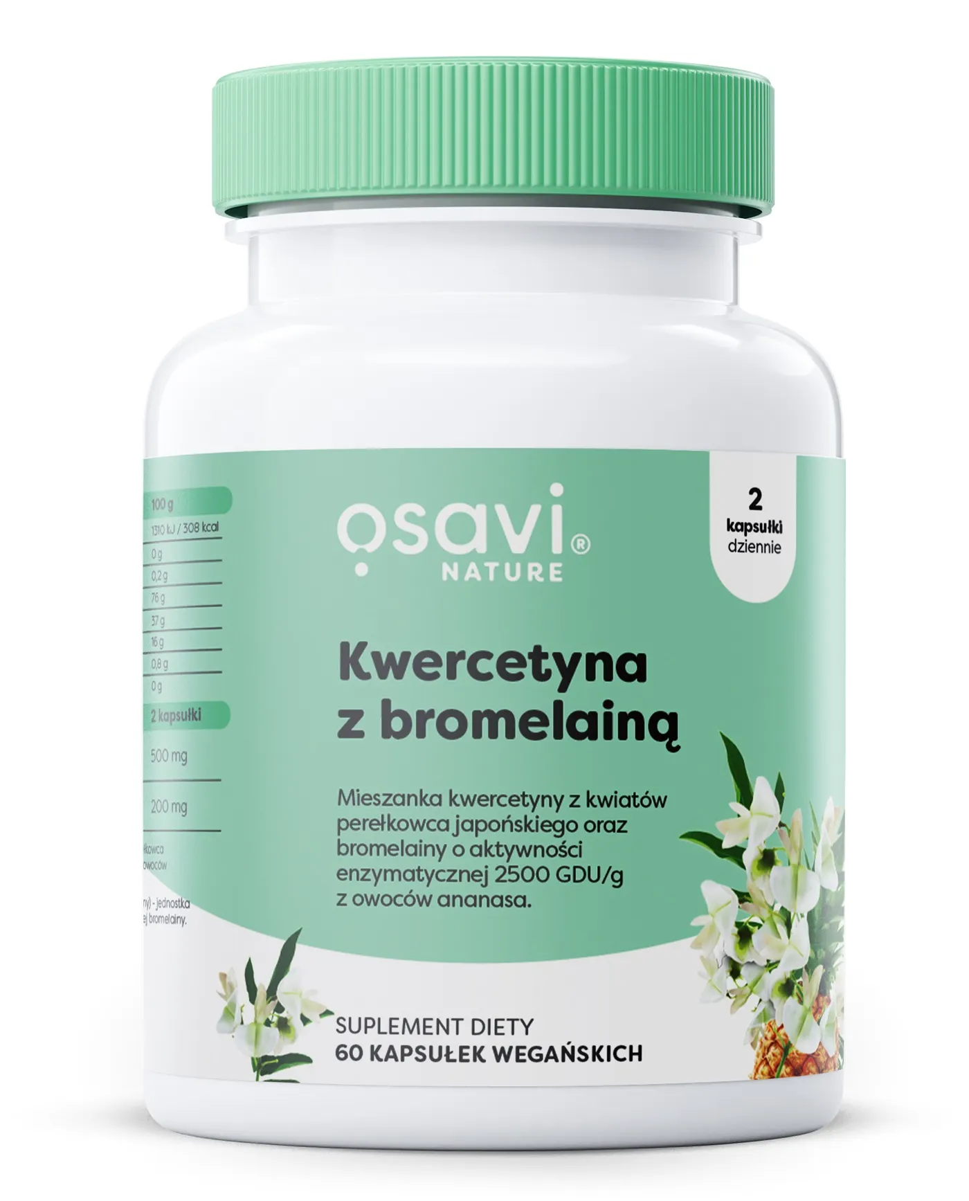 Osavi - Kwercetyna z Bromelainą, 60 vkaps