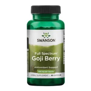 Swanson - Jagody Goji, 500mg, 60 kapsułek