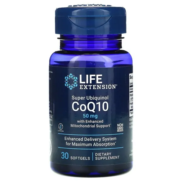 Life Extension - Super Ubiquinol CoQ10, 50 mg, 30 kapsułek miękkich