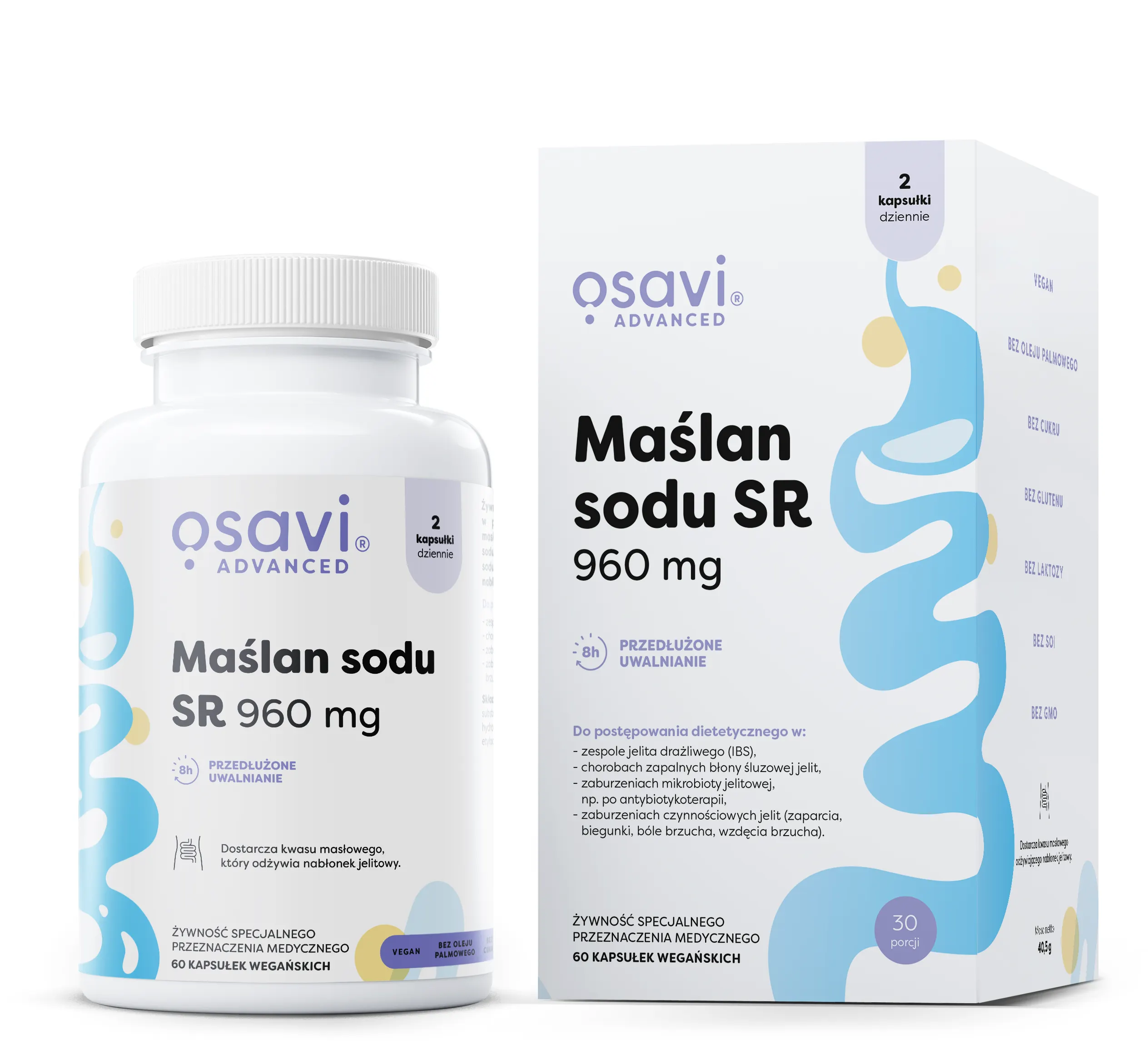 Osavi - Maślan Sodu SR, 960mg, 60 vkaps