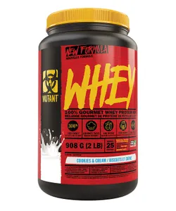 Mutant - Whey, Odżywka Białkowa, Cookies & Cream, Proszek, 908g