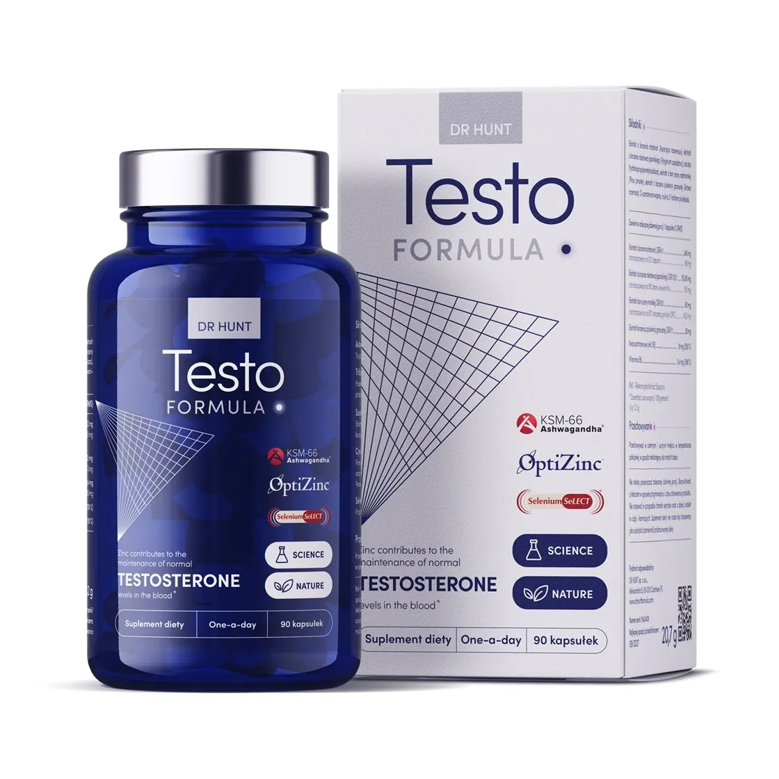 Dr Hunt - Testo Formula, 90 vkaps