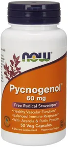 NOW Foods - Pycnogenol, 60 mg, 50 vkaps