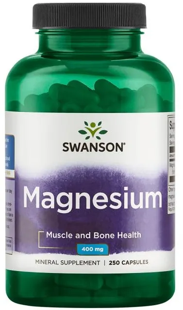 Swanson - Magnez, 200mg, 250 kapsułek