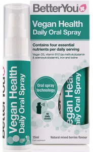 BetterYou - Żelazo, Jod, Witamina D3 i B12, Vegan Health Oral Spray, 25 ml