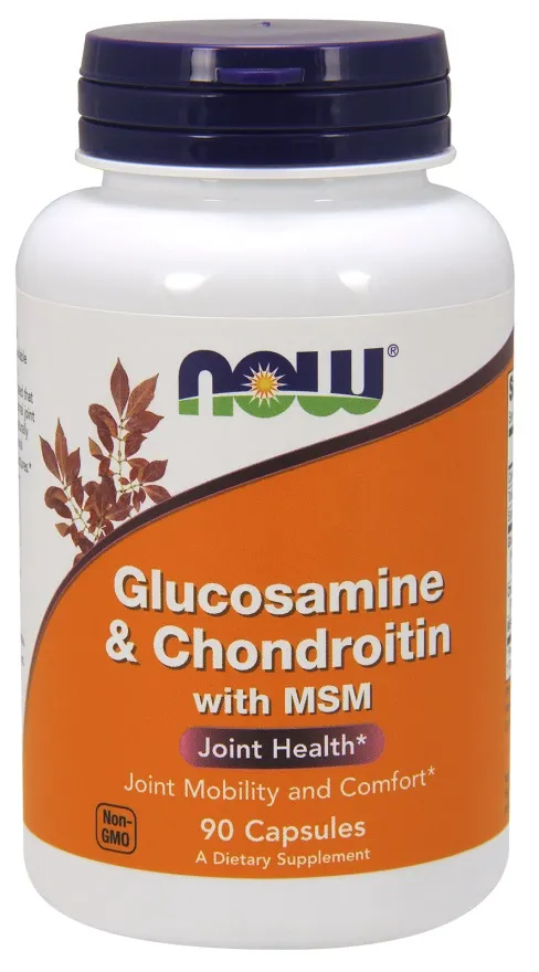 NOW Foods - Glukozamina Chondroityna MSM, 90 vkaps