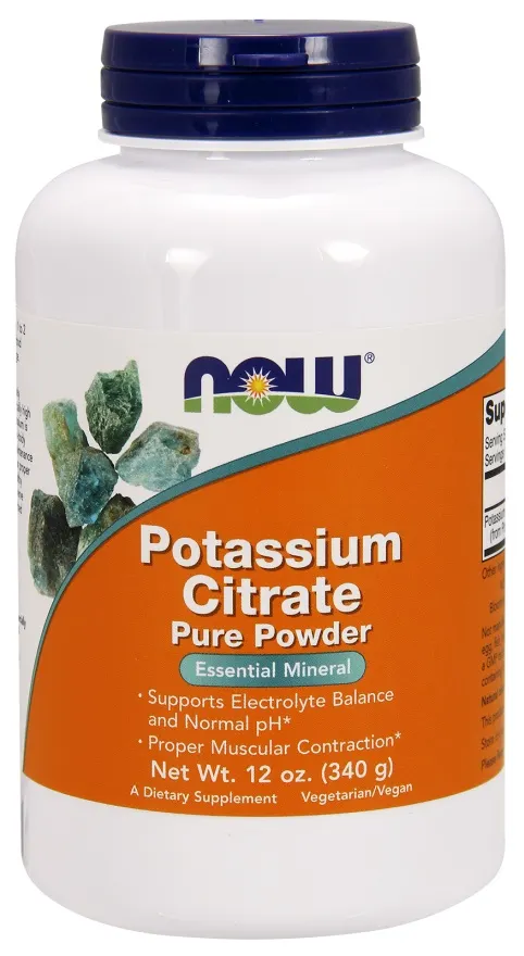 NOW Foods - Cytrynian Potasu, Czysty Proszek, 340g