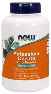 NOW Foods - Cytrynian Potasu, Czysty Proszek, 340g